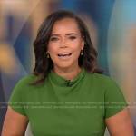 Anne-Marie Green’s green dress on CBS Mornings