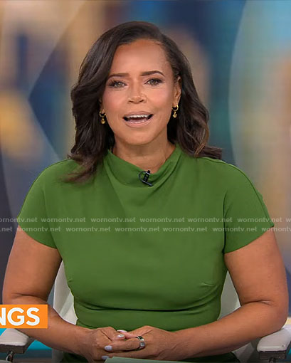 Anne-Marie Green's green dress on CBS Mornings