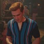 Archie’s blue stripe shirt on Riverdale