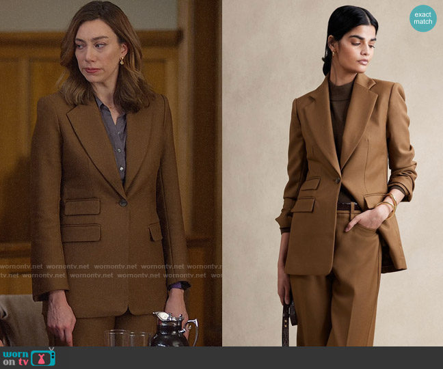 Banana Republic Lido Blazer worn by Allison Grant (Madeline Wise) on So Help Me Todd