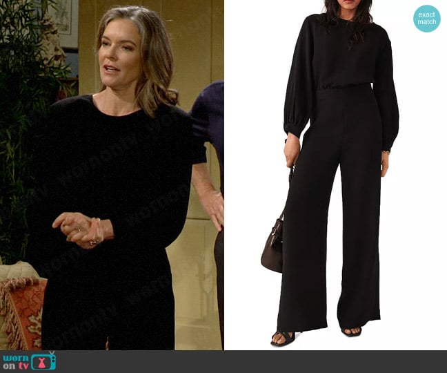 ba&sh Obby Jumpsuit worn by Diane Jenkins (Susan Walters) on The Young and the Restless