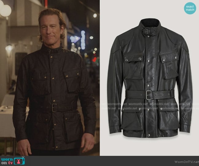 Belstaff Trailmaster Panther Jacket worn by John Corbett (John Corbett) on And Just Like That