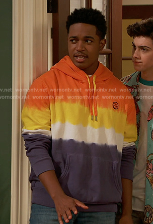 Booker's tie dye hoodie on Ravens Home