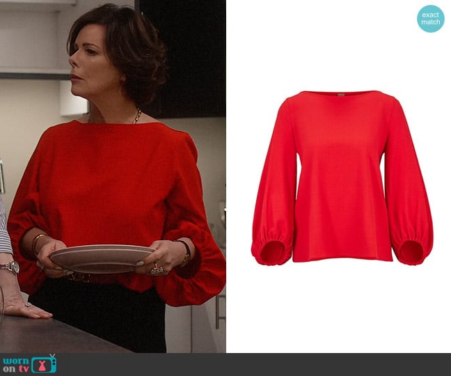 BOSS Business Top worn by Margaret Wright (Marcia Gay Harden) on So Help Me Todd