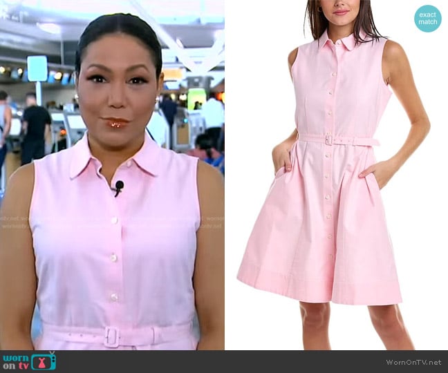 Brooks Brothers Sleeveless Shirtdress worn by Stephanie Ramos on Good Morning America