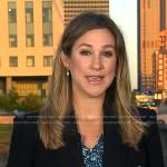 Caitlin Huey Burns’ black blazer on CBS Mornings