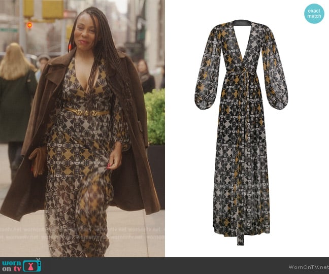 Balkanica Paracas Inti Dress worn by Dr. Nya Wallace (Karen Pittman) on And Just Like That