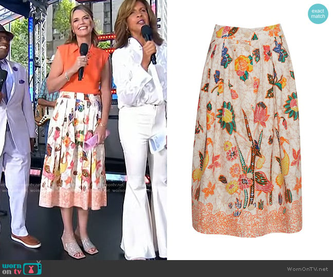 Cara Cara Marge Skirt worn by Savannah Guthrie on Today