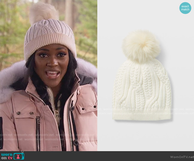 Club Monaco Adorelli Hat worn by Charity Lawson on The Bachelorette