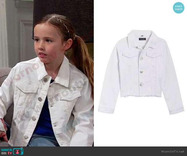 DL1961 Girls' Manning Denim Jacket - Big Kid worn by Rachel Black (Finley Rose Slater) on Days of our Lives