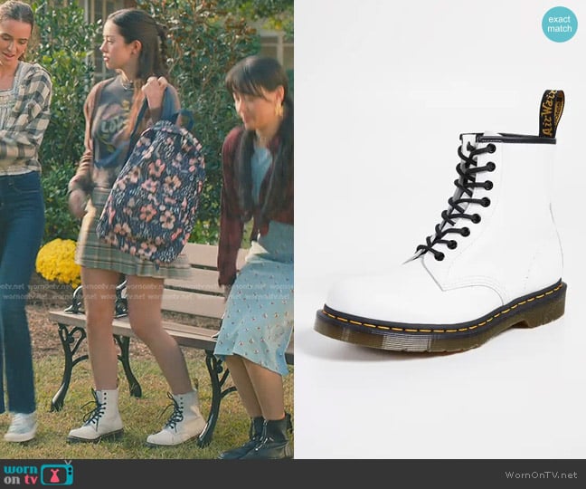 Dr. Martens 1460 8 Eye Boot worn by Annie Sullivan (Anneliese Judge) on Sweet Magnolias