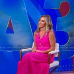 Dr. Morgan Cutlip’s pink cutout dress on Good Morning America