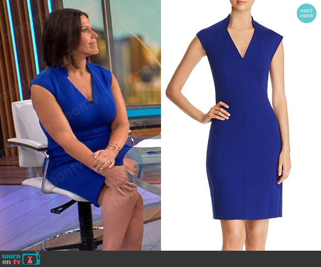 Elie Tahari Geraldine Dress worn by Dana Jacobson on CBS Mornings