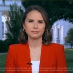 Elizabeth’s red jacket on Good Morning America