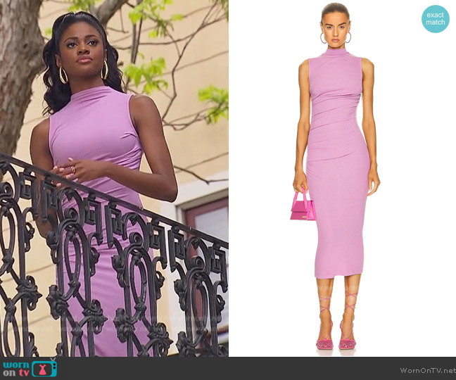 WornOnTV: Charity’s pink sleeveless gathered dress on The Bachelorette ...