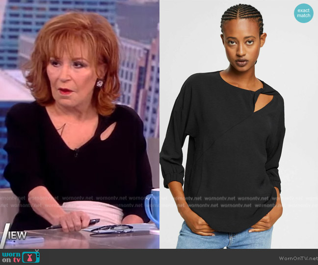 Esprit Twist Cutout Sweater worn by Joy Behar on The View