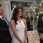 Gabi’s wedding dress on Days of our Lives