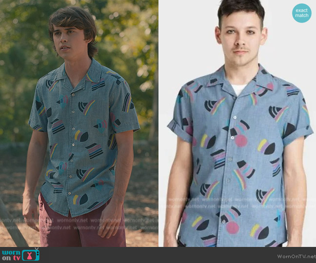 Target Pride Geometric Flags Print Shirt worn by Logan Allen (Logan Allen) on Sweet Magnolias