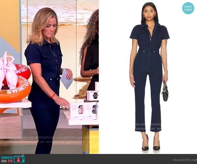 Good American Fit For Success Jumpsuit worn by Sara Haines on The View