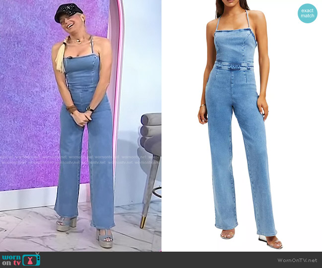 WornOnTV: Galey Alix’s blue lace-up jumpsuit on Today | Clothes and ...