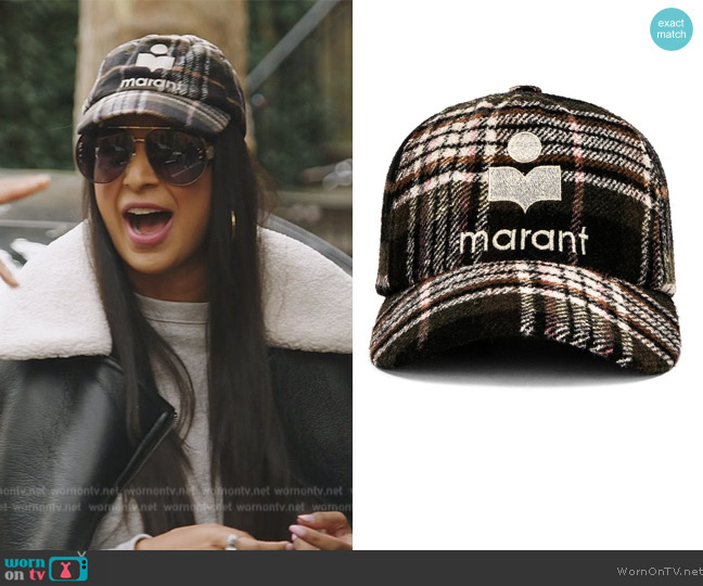 Isabel Marant Tyon Hat worn by Jessel Taank on The Real Housewives of New York City