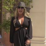 Jennifer’s black cutout dress on The Real Housewives of Orange County