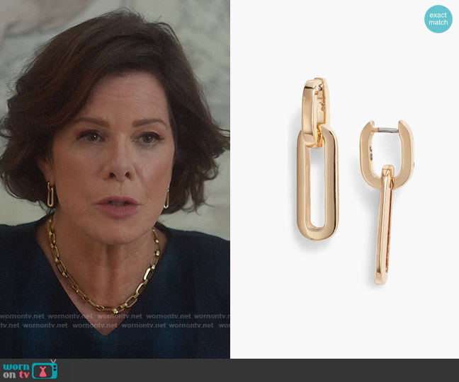 Jenny Bird Teenie Earrings worn by Margaret Wright (Marcia Gay Harden) on So Help Me Todd