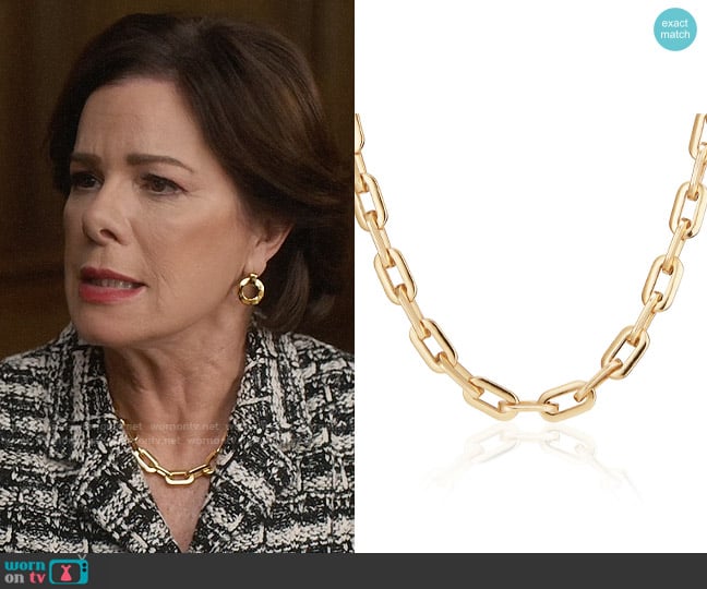 Jenny Bird Toni Necklace worn by Margaret Wright (Marcia Gay Harden) on So Help Me Todd