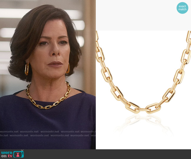 Jenny Bird Toni Necklace worn by Margaret Wright (Marcia Gay Harden) on So Help Me Todd