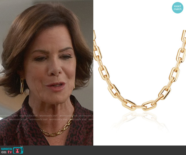 Jenny Bird Toni Necklace worn by Margaret Wright (Marcia Gay Harden) on So Help Me Todd