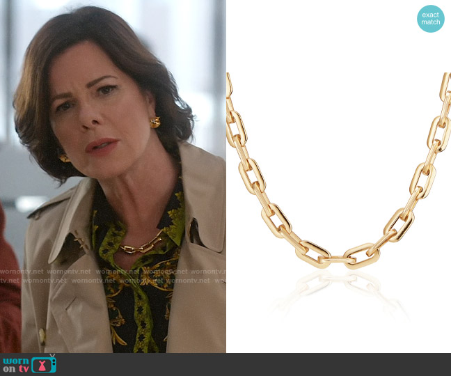 Jenny Bird Toni Necklace worn by Margaret Wright (Marcia Gay Harden) on So Help Me Todd