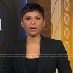 Jericka’s black blazer on CBS Evening News