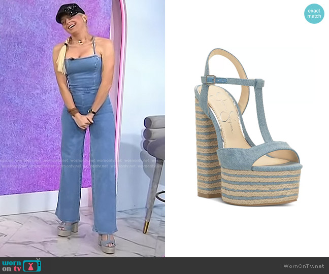 Jessica Simpson Ameeka Espadrille Platform Sandal worn by Galey Alix on Today