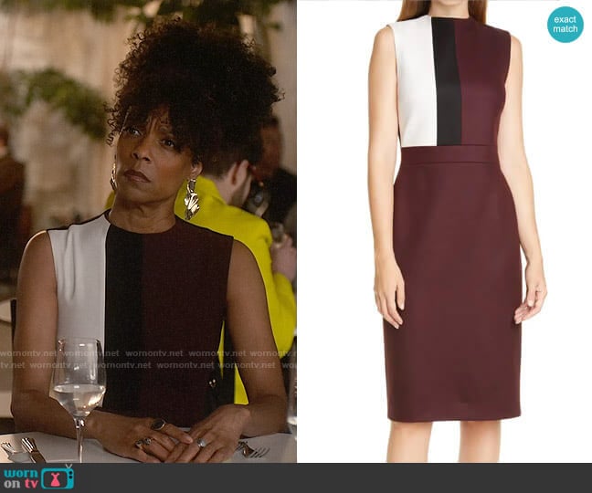 Judith and Charles Manila Dress worn by Beverly Crest (Leslie Silva) on So Help Me Todd