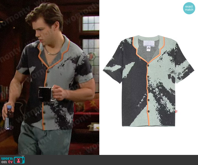 Jungles Smile Shirt worn by R.J. Forrester (Joshua Hoffman) on The Bold and the Beautiful