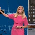 Kelly Cass’s pink dress on CBS Mornings