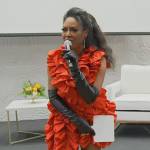 Kenya’s red ruffled dress on The Real Housewives of Atlanta