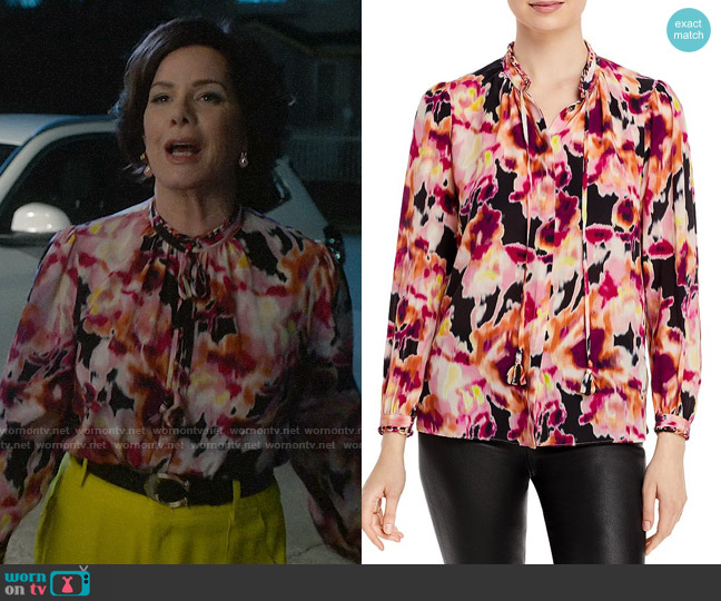 Kobi Halperin Mabel Blouse worn by Margaret Wright (Marcia Gay Harden) on So Help Me Todd