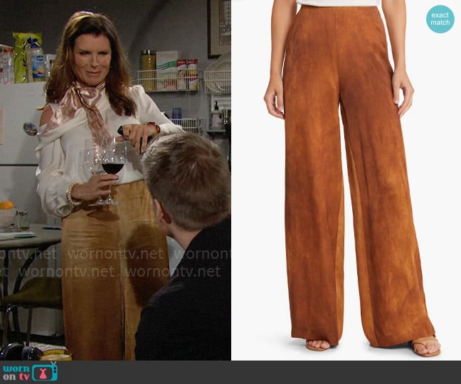 Kobi Halperin Raquel Pants worn by Sheila Carter (Kimberlin Brown) on The Bold and the Beautiful