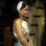 Lani’s floral midi dress on Days of our Lives