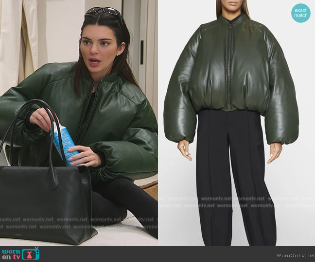 WornOnTV: Kendall's green padded jacket on The Kardashians, Kendall Jenner