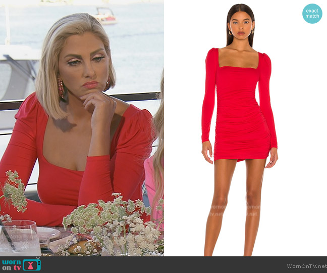 Lovers and Friends Benae Mini Dress worn by Gina Kirschenheiter on The Real Housewives of Orange County