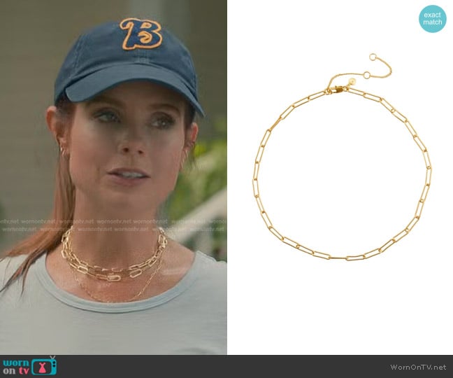 Madewell Paperclip Chain Necklace worn by Maddie Townsend (JoAnna Garcia Swisher) on Sweet Magnolias