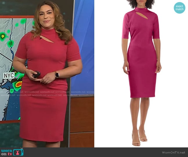 WornOnTV: Violeta Yas’s pink cutout dress on NBC News Daily | Violeta ...