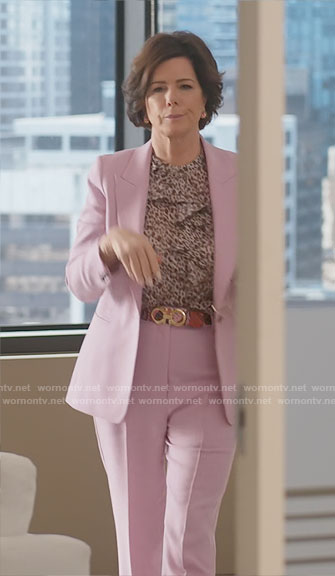 Margaret's pink blazer and pants on So Help Me Todd