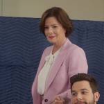 Margaret’s pink suit on So Help Me Todd