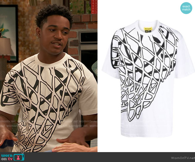 WornOnTV: Booker's tie dye print shirt on Ravens Home, Issac Ryan Brown