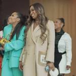 Marlo’s beige fendi coat on The Real Housewives of Atlanta