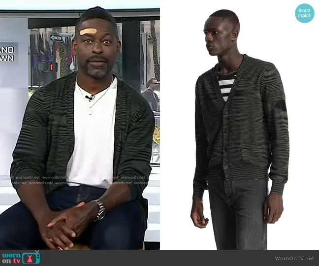 Missoni Lightweight Wool Knit Cardigan worn by Sterling K. Brown on Today