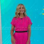 Misty Belles’s pink ruffle chiffon dress on Today